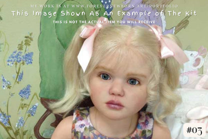 ReBoRn Child Doll Adelia by Olga Tschenskaja - 5 to 6 year old size (42"+Full Arms Lower Half Legs)