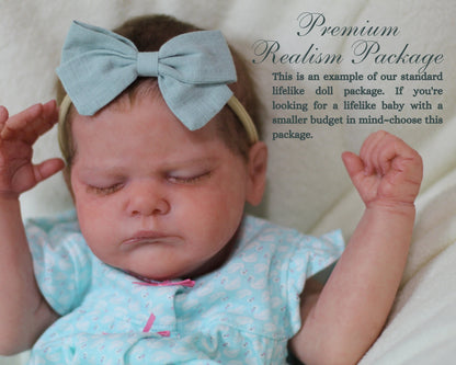 ECONOMY Baby Custom Reborn Toddler Maddie by Bonnie Brown 24"