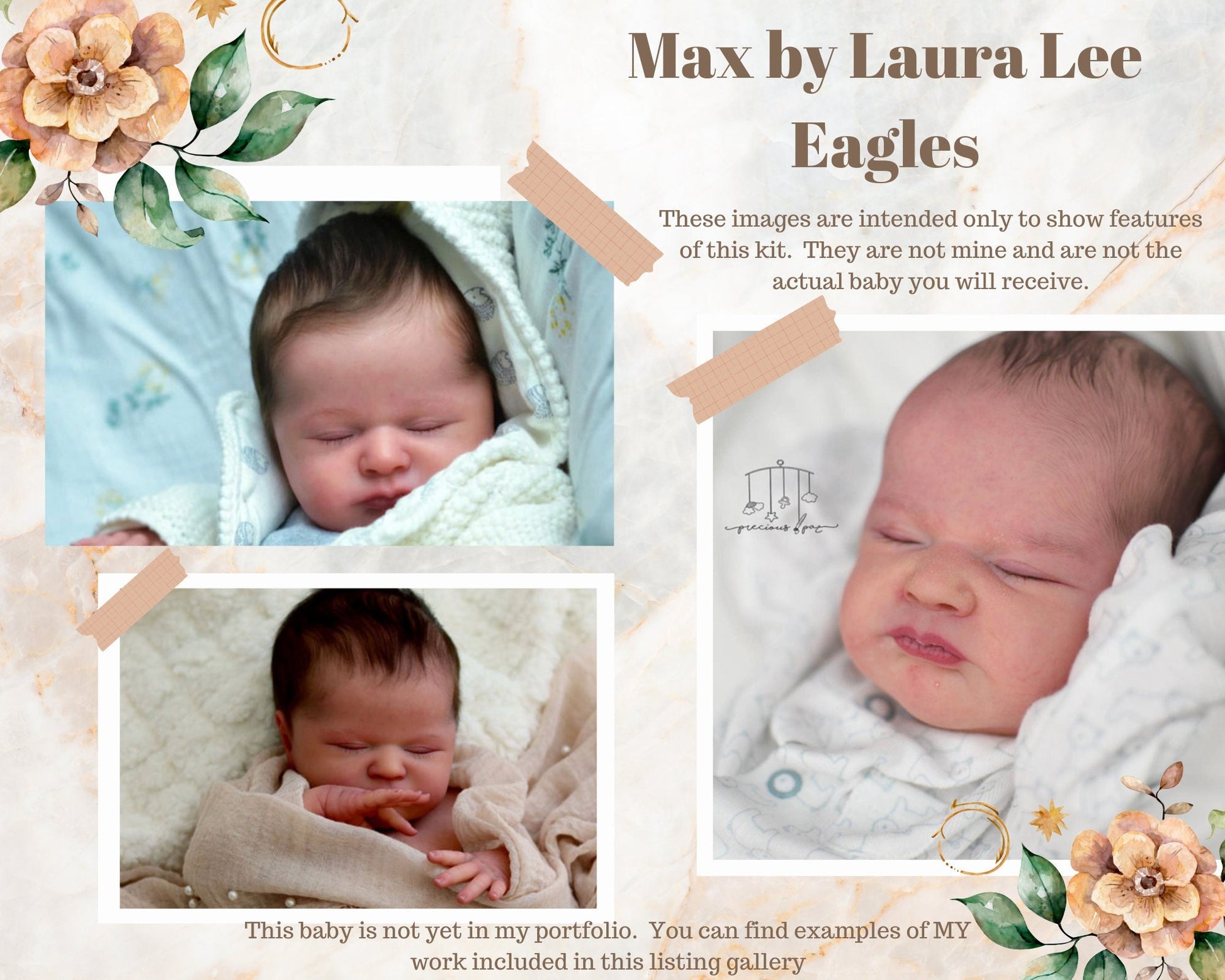 ECONOMY Baby Custom Max by Laura Lee Eagles (20"+Full Limbs)