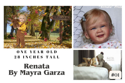 ReBoRn Toddler Child Doll Renata By Mayra Garza (28"+Full Limbs)