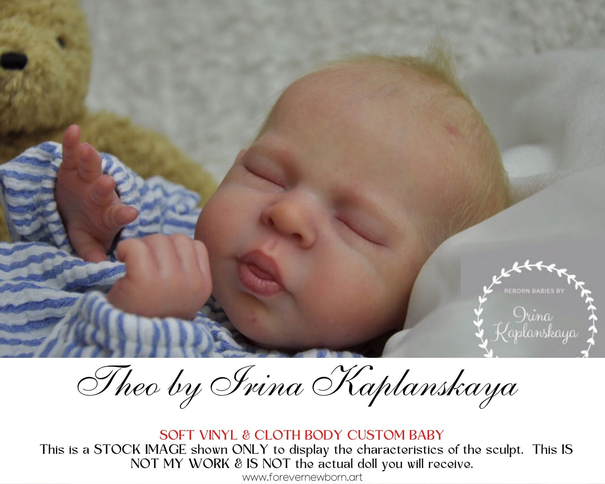 ECONOMY Baby Custom Theo by Irina Kaplanskaya (19"+Full Limbs)