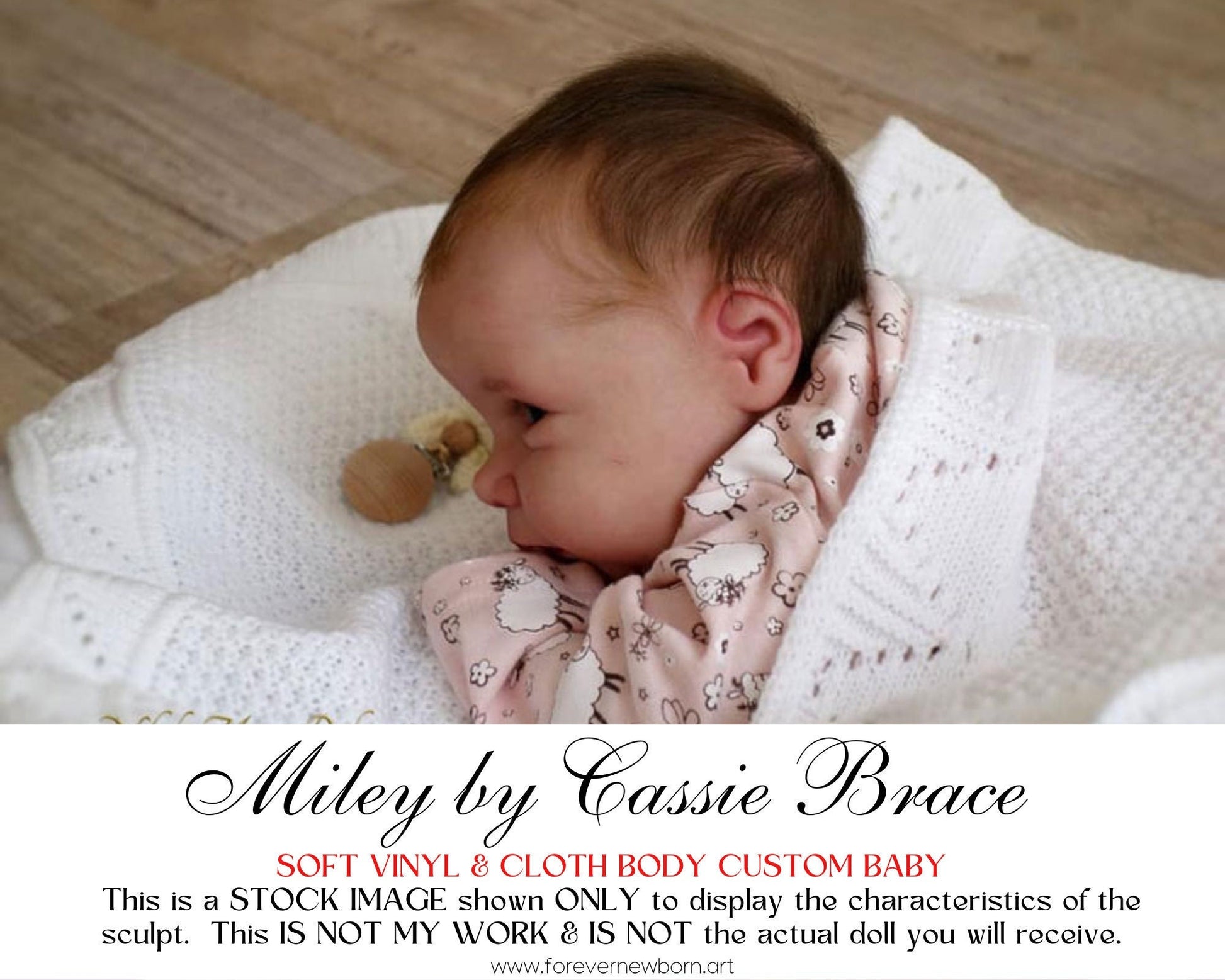 ECONOMY Baby Custom Miley by Cassie Brace (20"+Full Limbs)