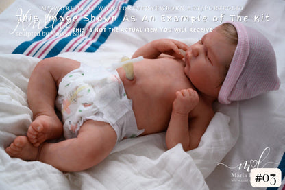 Full Body Silicone Baby Kaillie/Kellan Asleep (19.5 inches 7 lbs 6 oz) *Listing Images include my own work.