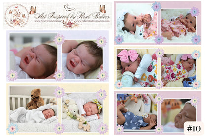 Reborn Baby Dolls ~ CuStOm ReBoRn Primrose asleep by Laura Lee Eagles (18"+Full Limbs)