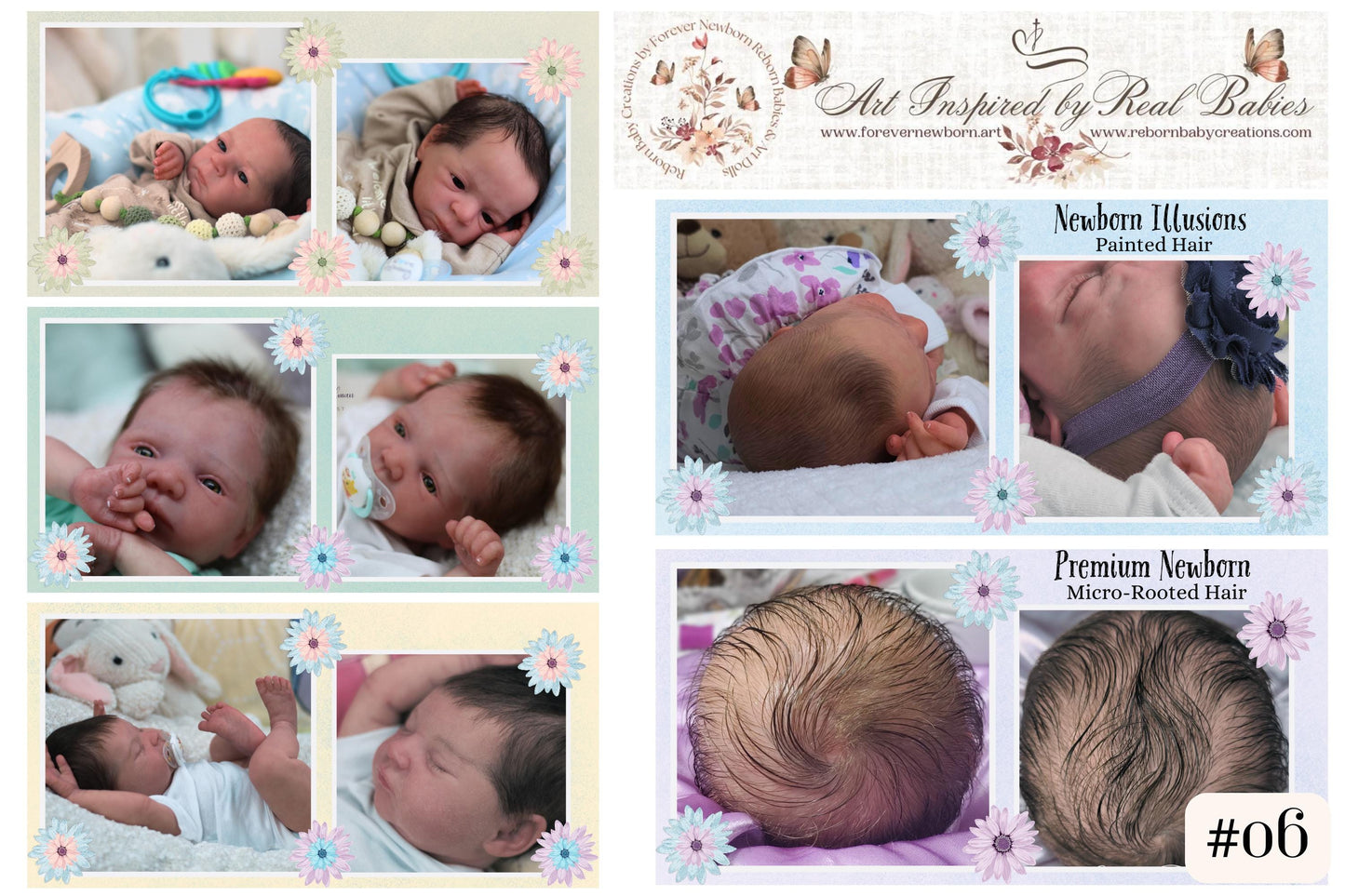 Reborn Baby Dolls ~ CuStOm ReBoRn Primrose asleep by Laura Lee Eagles (18"+Full Limbs)