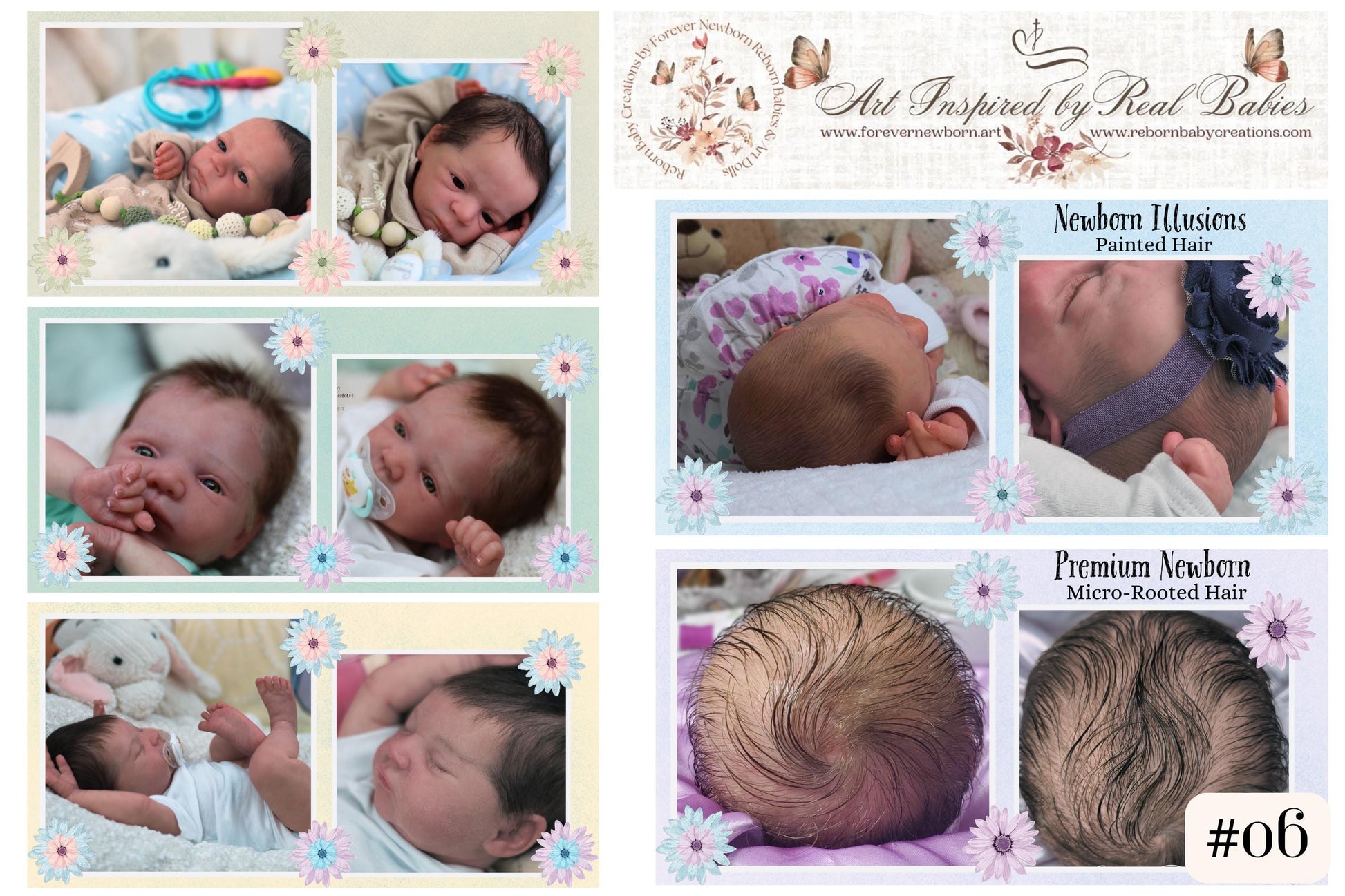 Reborn Baby Dolls ~ CuStOm ReBoRn Primrose asleep by Laura Lee Eagles (18"+Full Limbs)