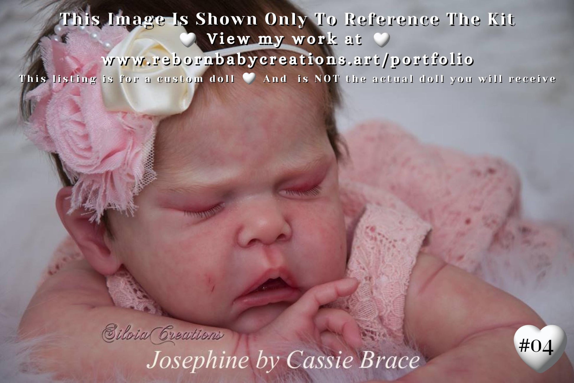 Buy ONE, Get ONE FrEE Reborn ~ CuStOm Josephine by Cassie Brace LoNg SoLD OuT LiMiTeD EDiTiOn (18"+Full Limbs)