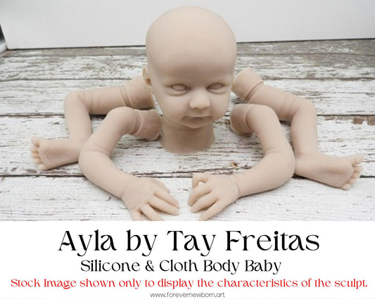 Ayla by Tay Freitas (16"+ Full Limbs) with cloth body. Extended Processing Time May Be Required. ASK FIRST!