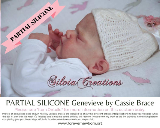 Genevieve Partial Silicone Baby Doll by Cassie Brace (18" Full Limbs)