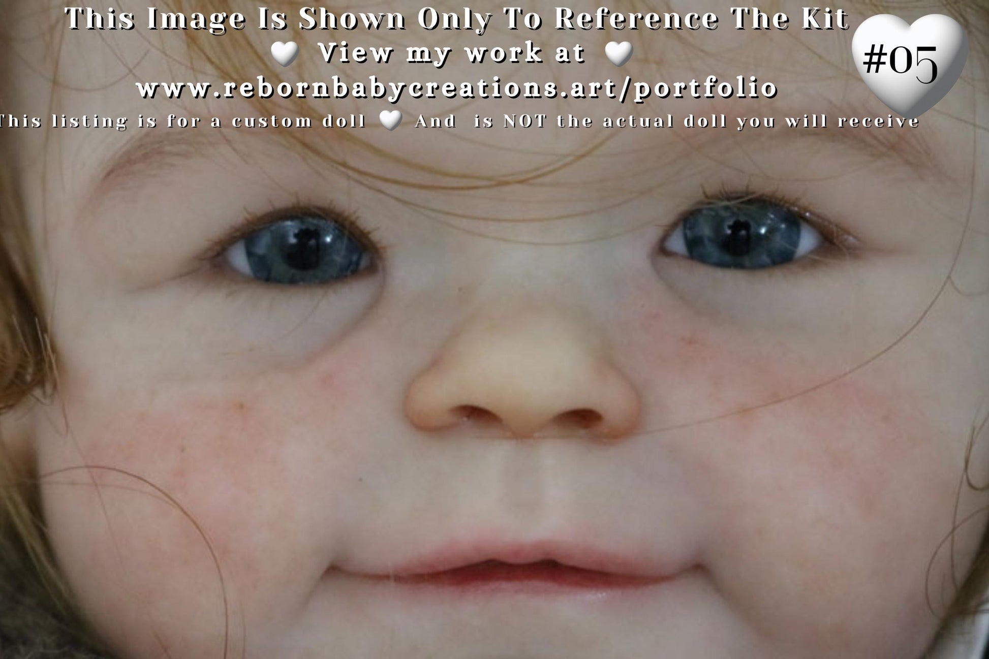 Lifelike Reborn Doll Linn by Didy Jacobsen (19"+ 3/4 Limbs)