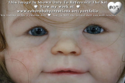Lifelike Reborn Doll Linn by Didy Jacobsen (19"+ 3/4 Limbs)