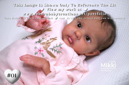Free Baby Offer ~ Reborn Doll Sale ~ Custom Baby PREEMIE Mikki by Irina Kaplanskaya (17"+Full Limbs)