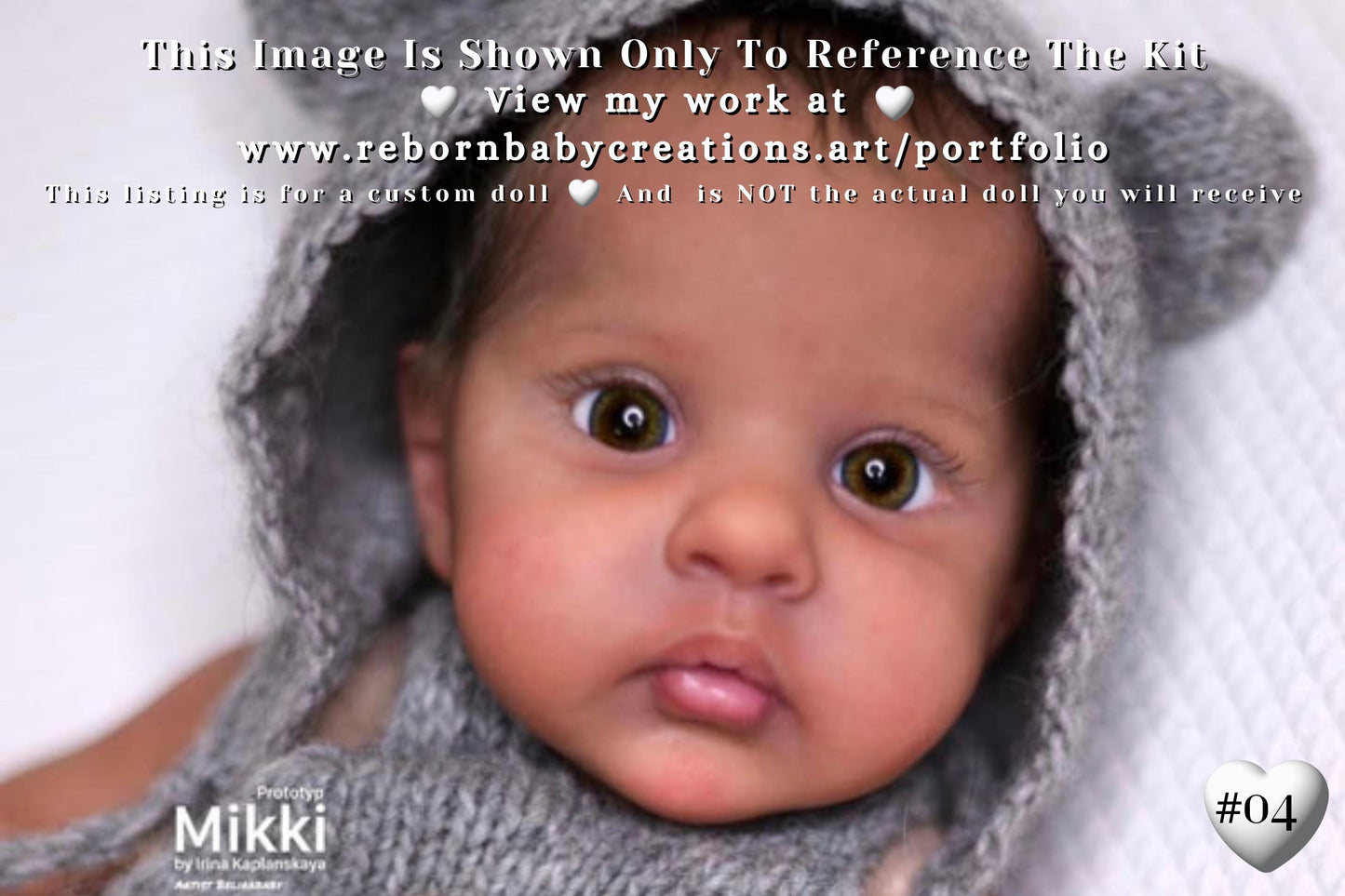 Free Baby Offer ~ Reborn Doll Sale ~ Custom Baby PREEMIE Mikki by Irina Kaplanskaya (17"+Full Limbs)