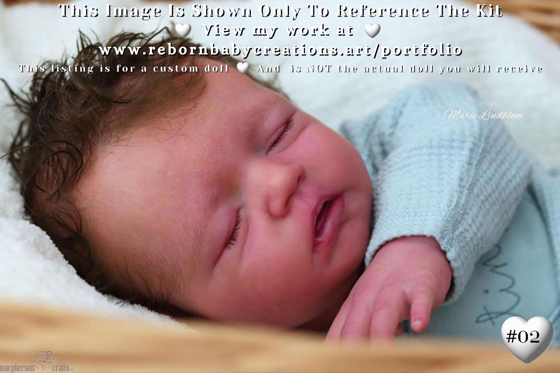 Affordable Options Lifelike Reborn Babies ~ Custom Ultimate Realism ~ Reborn Noa by Severine Piret (22"+ Full Limbs)