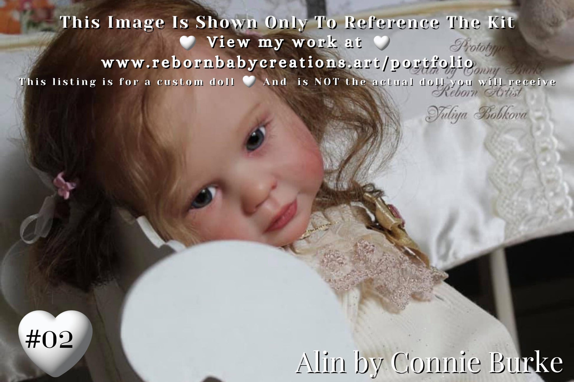 ReBoRn Toddler Child Doll Alin by Connie Burke (28"+Full Limbs) SOLD OUT Kit