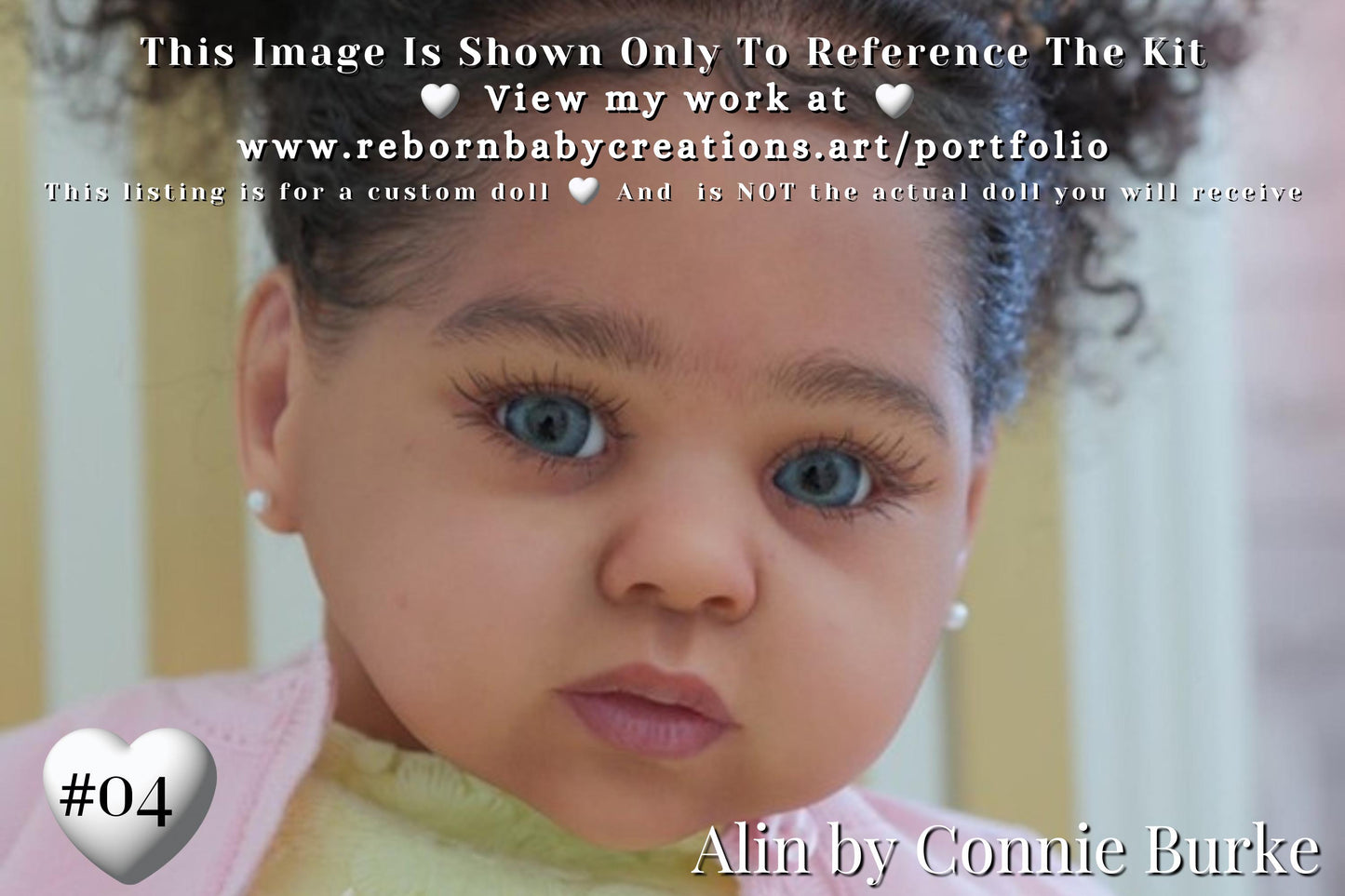 ReBoRn Toddler Child Doll Alin by Connie Burke (28"+Full Limbs) SOLD OUT Kit