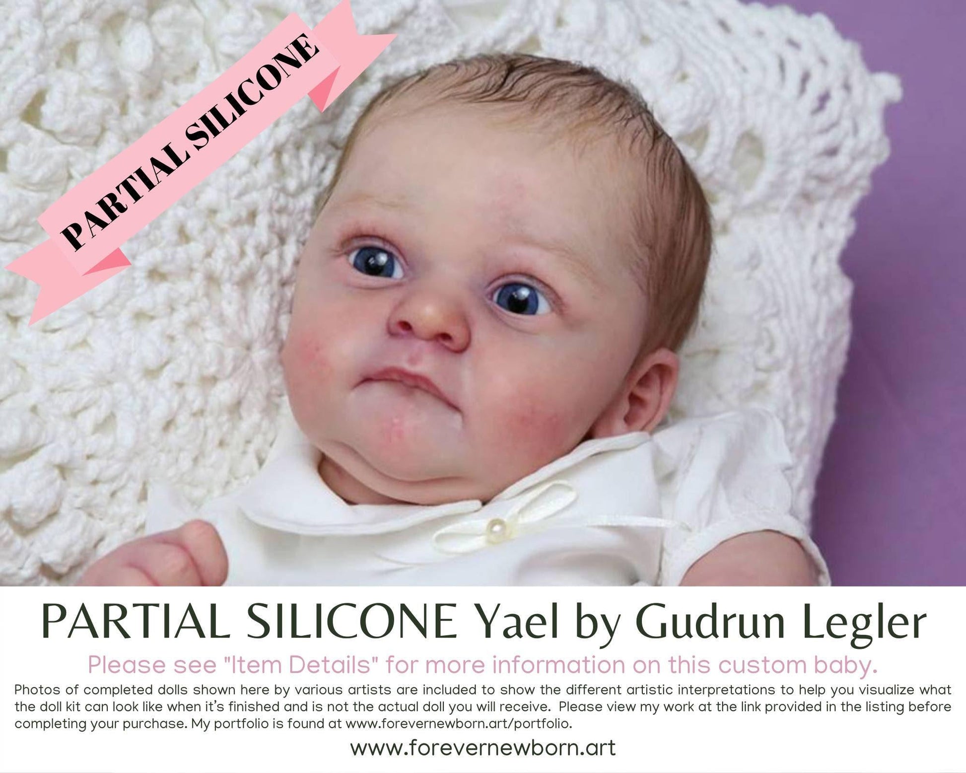 Yael by Gudrun Legler (20"+ Full Limbs) with cloth body. Extended Processing Time May Be Required. ASK FIRST!