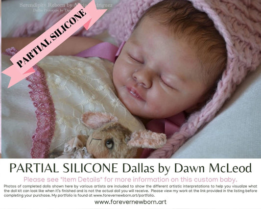 Dallas by Dawn McLeod (21"+ Full Limbs) with cloth body. Extended Processing Time May Be Required. ASK FIRST!