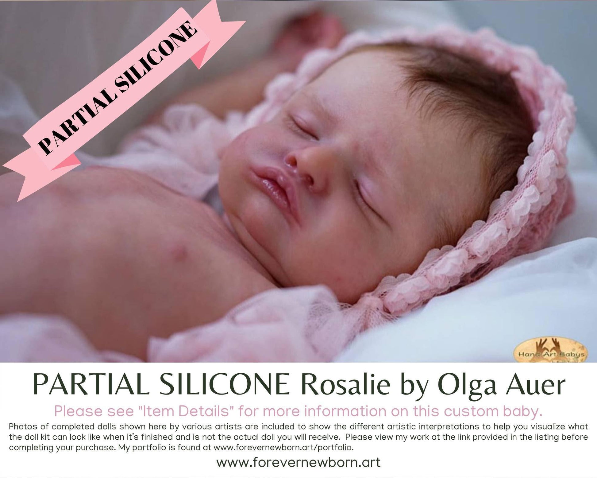 Rosalie by Olga Auer (20"+Full Limbs) with cloth body. Extended Processing Time May Be Required. ASK FIRST!