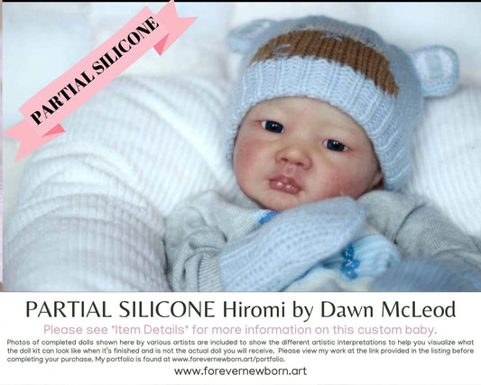 Hiromi by Dawn McLeod (20"+ Full Limbs) with cloth body. Extended Processing Time May Be Required. ASK FIRST!
