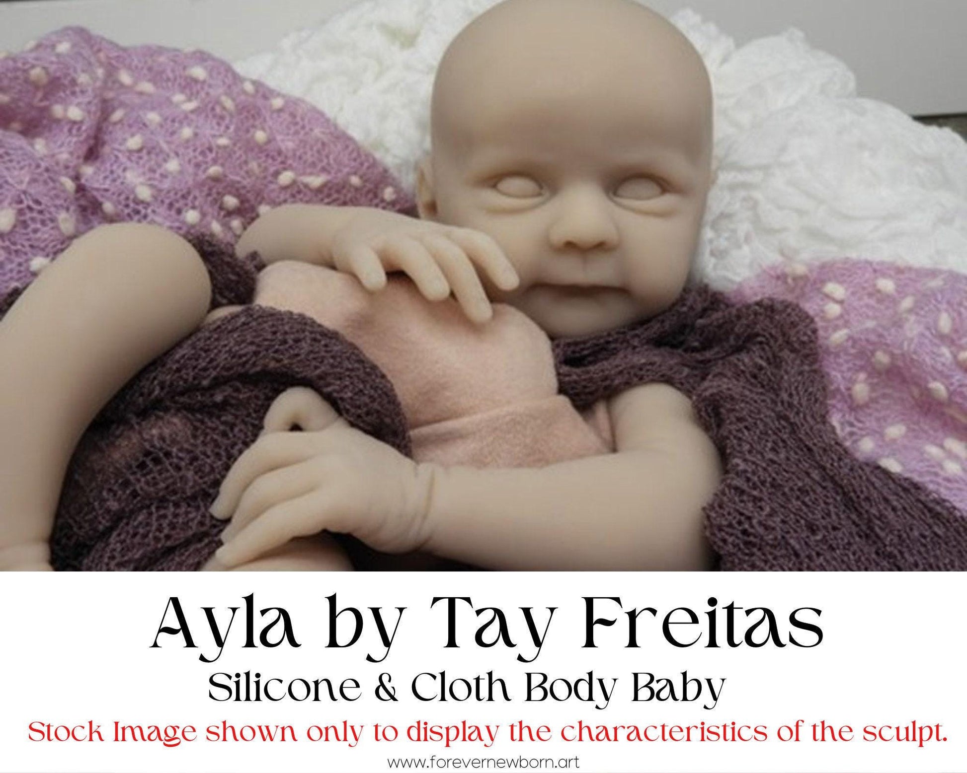Ayla by Tay Freitas (16"+ Full Limbs) with cloth body. Extended Processing Time May Be Required. ASK FIRST!