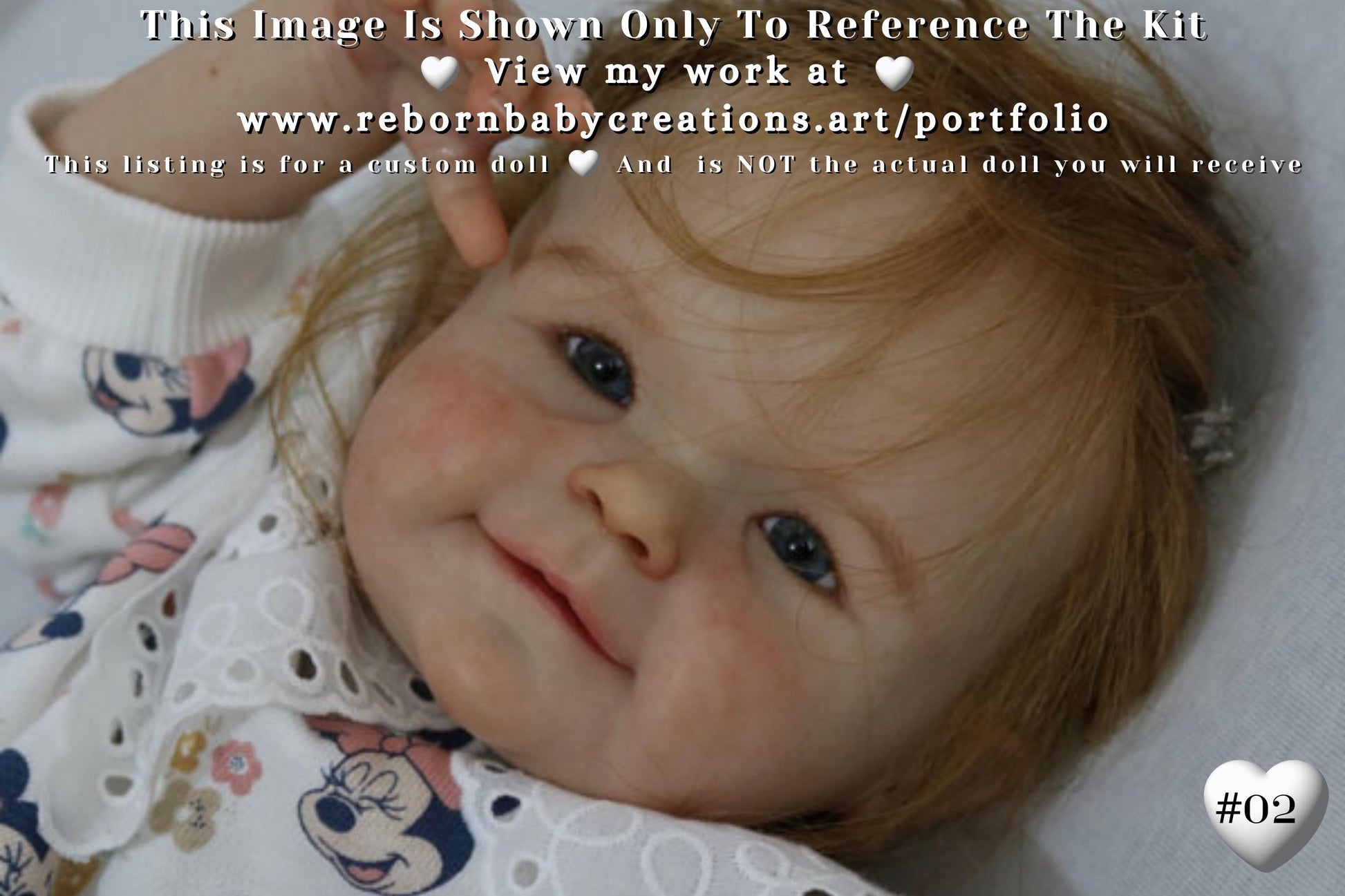 Lifelike Reborn Doll Linn by Didy Jacobsen (19"+ 3/4 Limbs)
