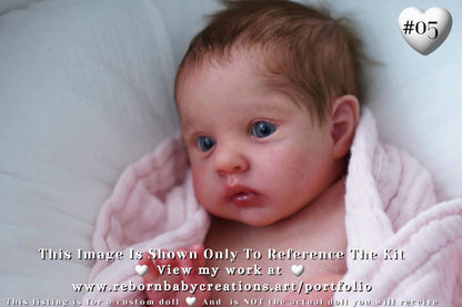 Free Baby Offer ~ Reborn Doll Sale ~ Custom Baby PREEMIE Mikki by Irina Kaplanskaya (17"+Full Limbs)