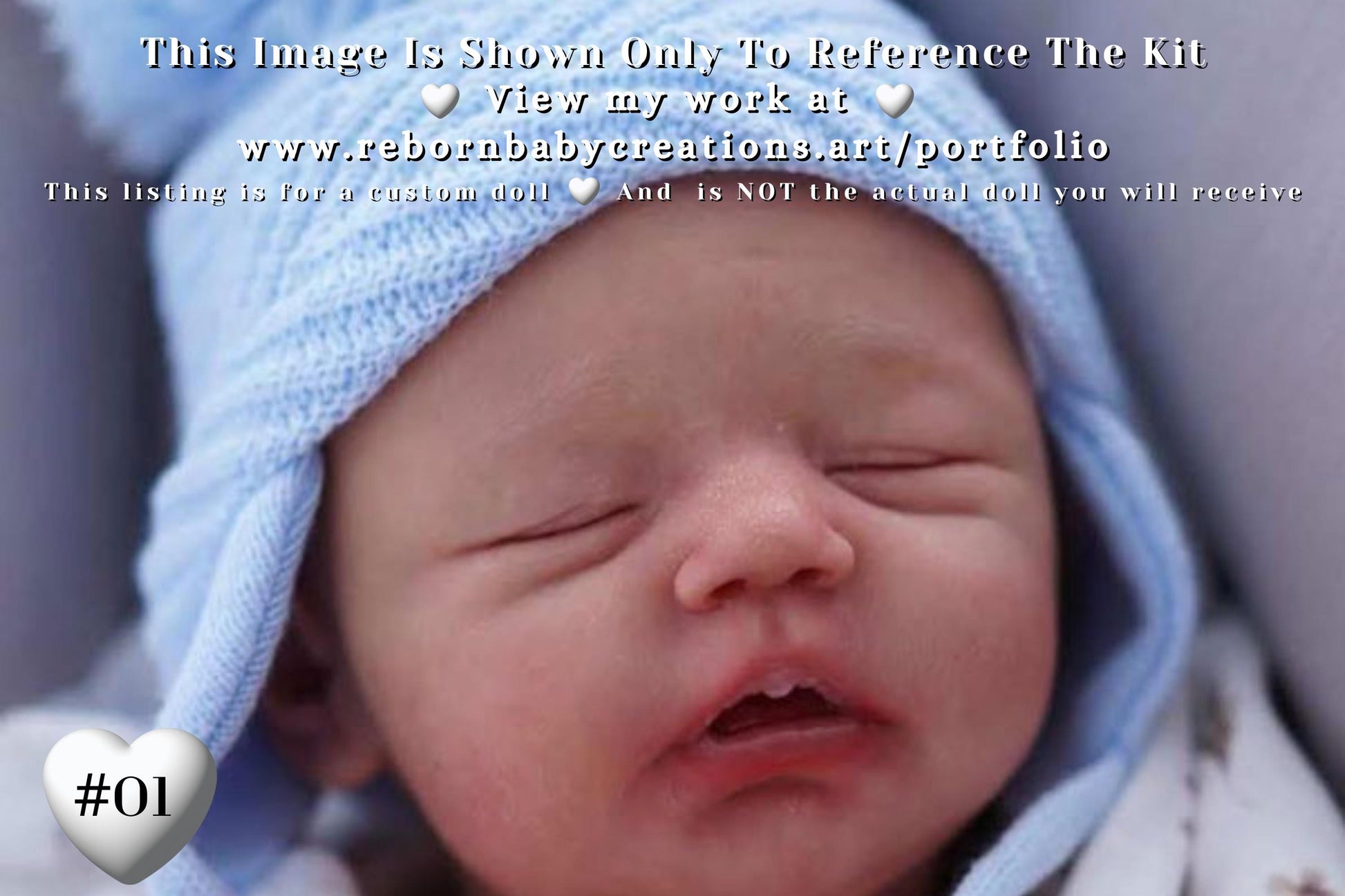 Affordable Options Lifelike Reborn Babies ~ Custom Ultimate Realism ~ Reborn Noa by Severine Piret (22"+ Full Limbs)