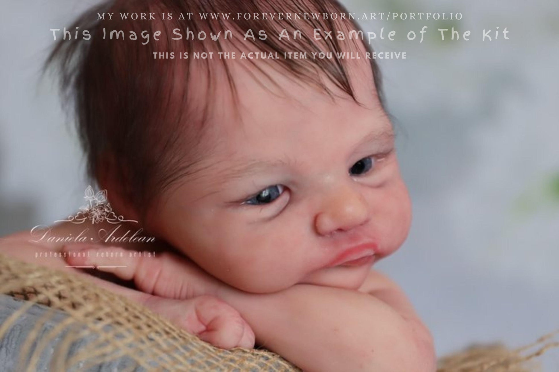 LAST CHANCE!! Full body silicone baby Pip by Izzy Zhao (16.5 inches, 5lbs 6oz)