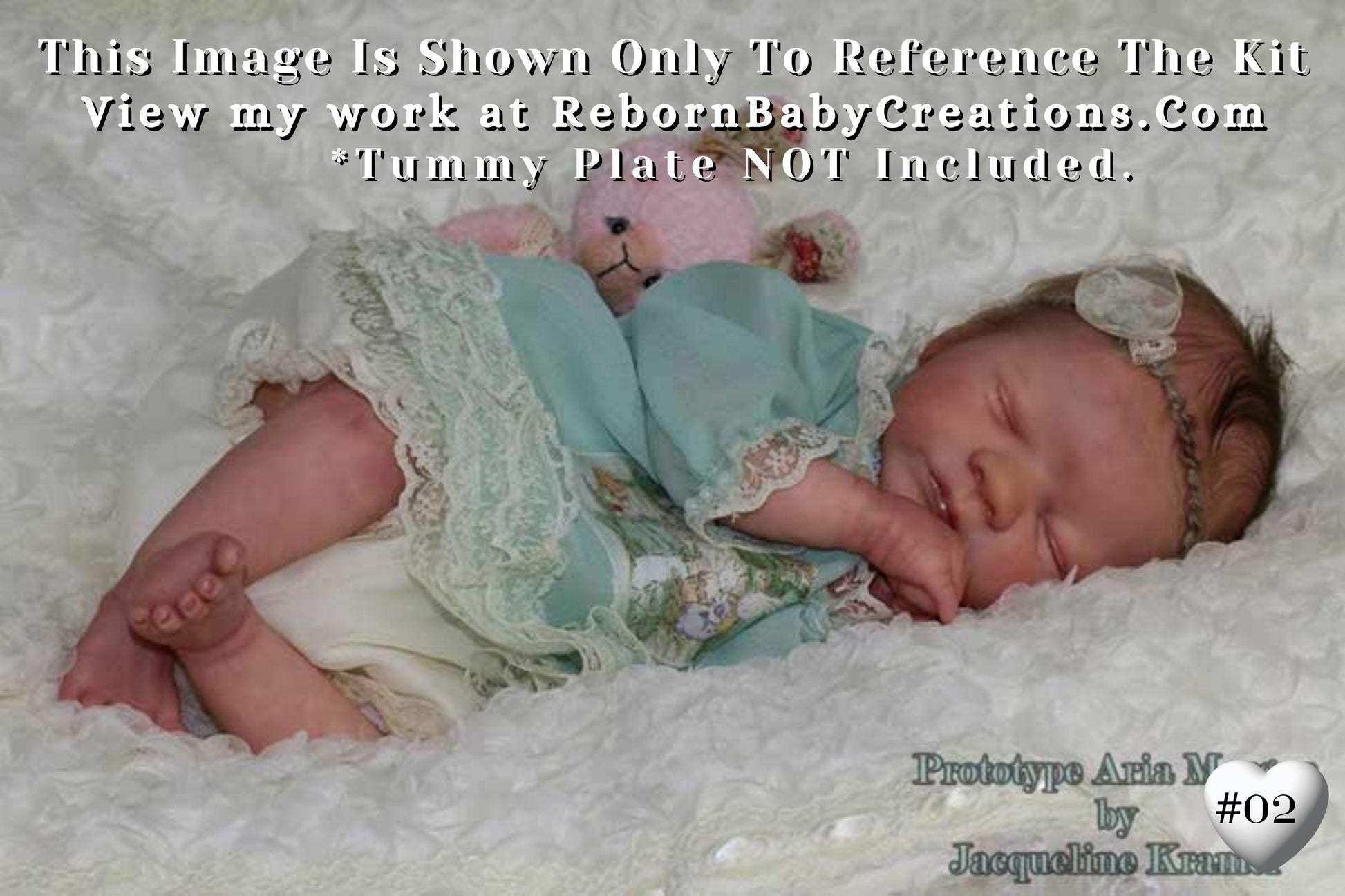 Reborn Baby **Hyper-Realistic** Reborn Aria by Toby Morgan (18"+ Full Limbs)