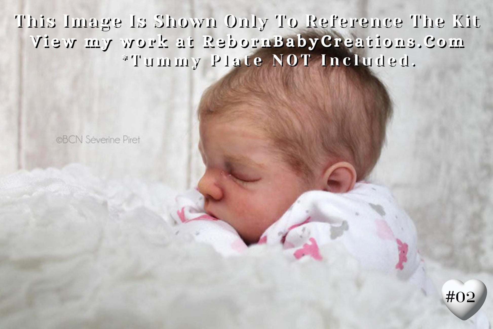 Reborn Baby **Hyper-Realistic** Reborn doll Megan by Pat Moulton (16"+ 3/4 Arms Full Legs)
