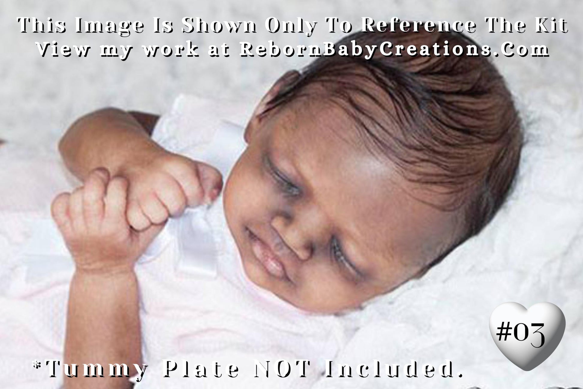 Reborn Baby **Hyper-Realistic** Reborn doll Layla by Suzette du Plessis (19"+ 3/4 Arms Full Legs)