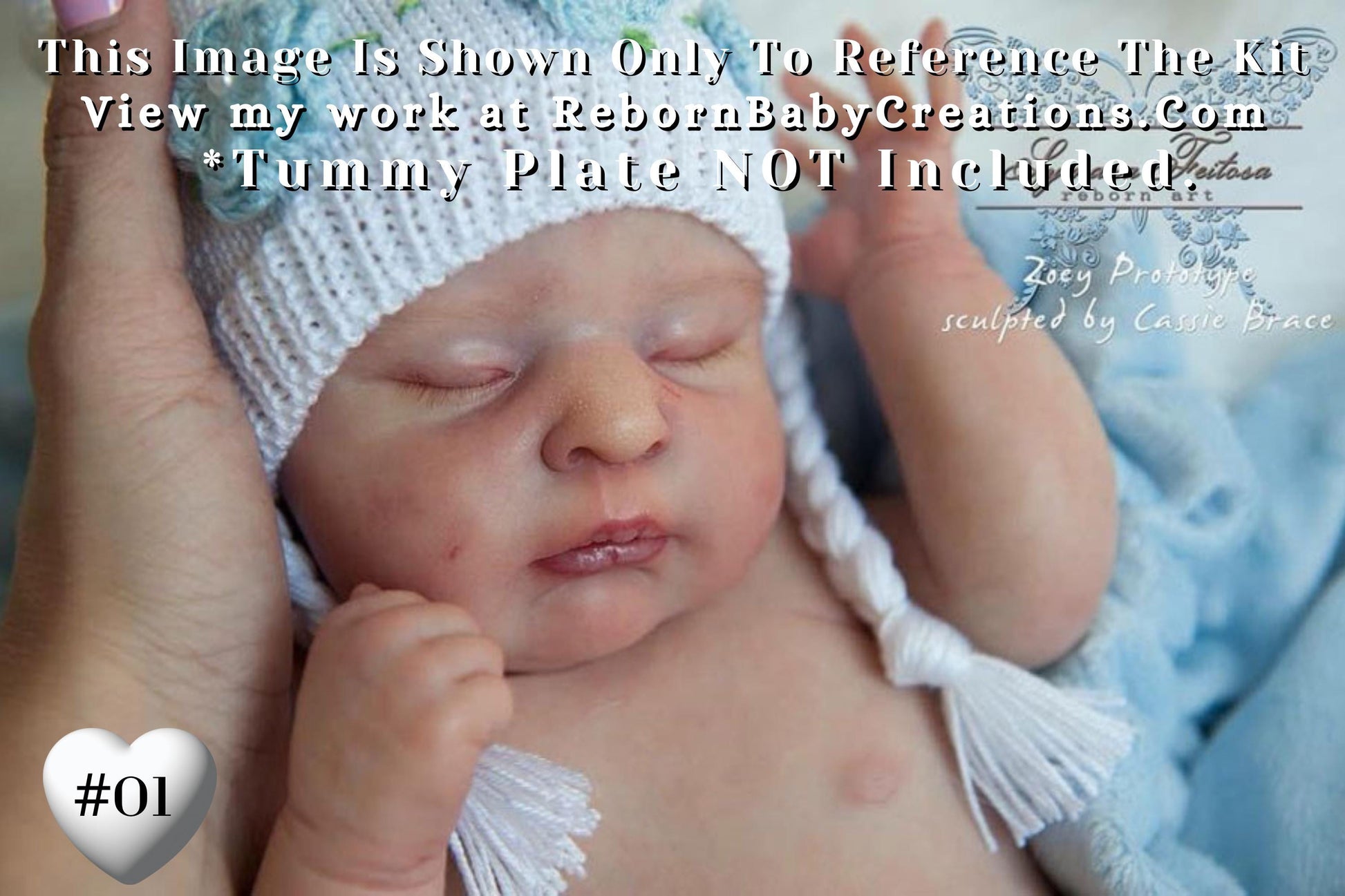 Affordable Options Lifelike Reborn Babies ~ Custom Zoey by Cassie Brace (18"+ Full Limbs)