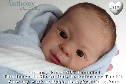 Reborn Baby **Hyper-Realistic** Reborn Doll Anthony by Laura Tuzio Ross (18"+ Full Limbs)
