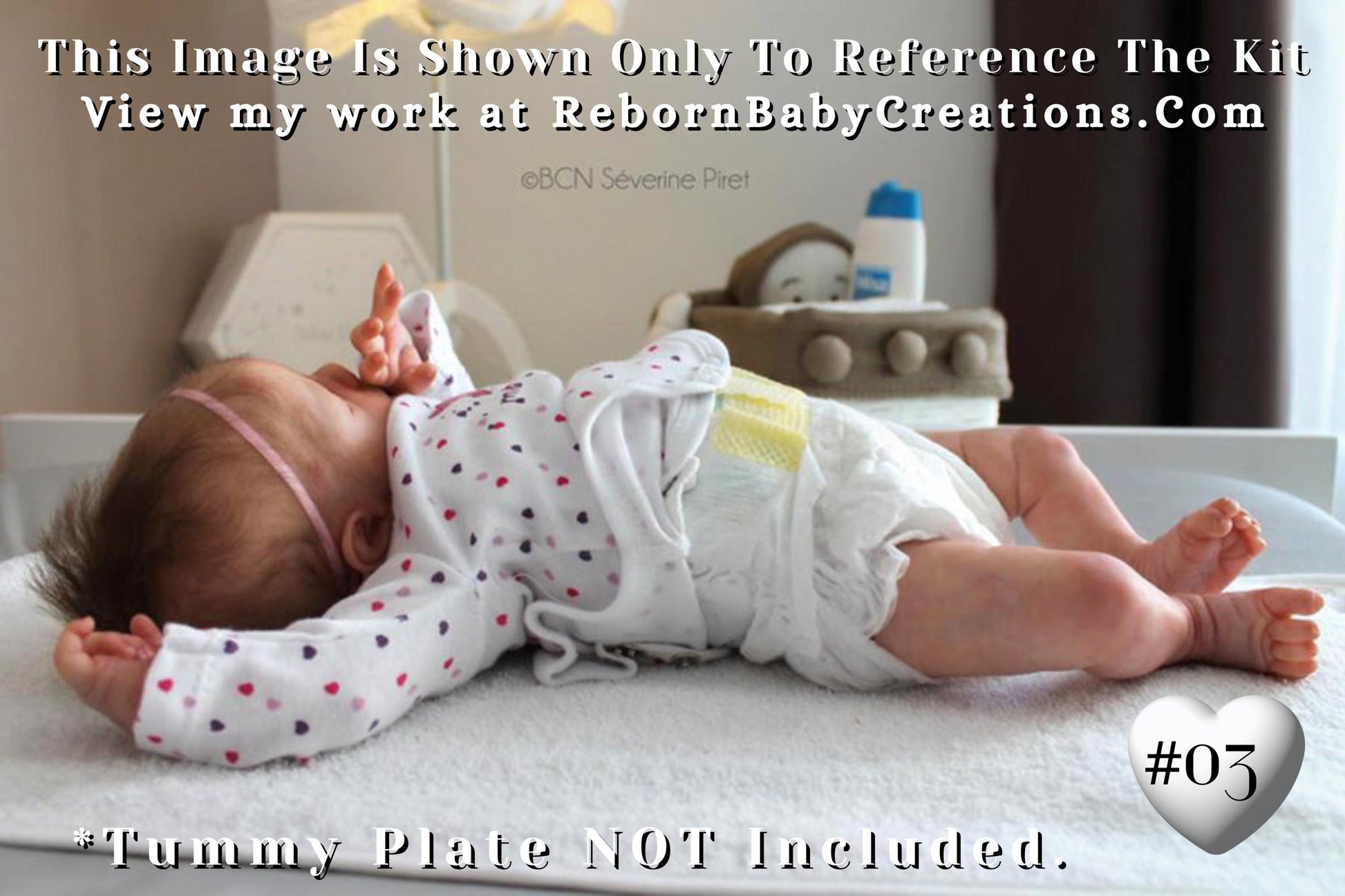 Reborn Baby **Hyper-Realistic** Reborn doll Megan by Pat Moulton (16"+ 3/4 Arms Full Legs)