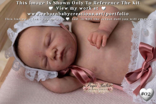 Reborn Baby **Hyper-Realistic** Reborn Doll Charlotte by Laura Lee Eagles (18"+Full Limbs) *Extended Processing Time May Be Required.