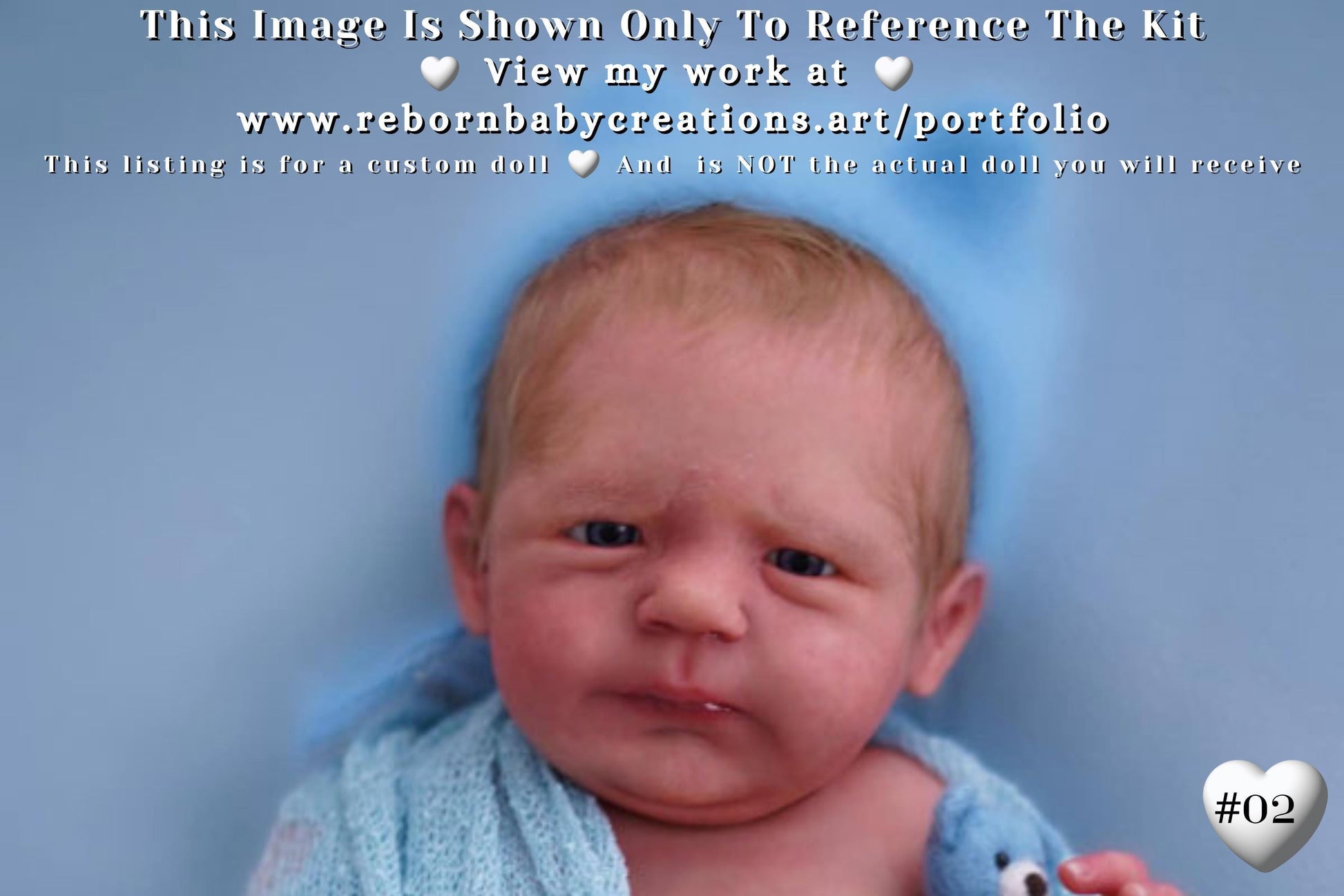 Lifelike Reborn Doll Maxi by Severine Piret (22"+ Full Limbs)