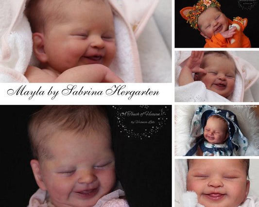 Lifelike Reborn Doll Mayla by Sabrina Hergarten (18"+Full Limbs)