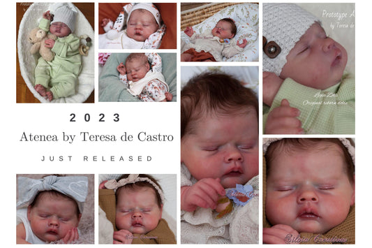 Reborn Baby **Hyper-Realistic** Reborn Doll Atenea by Teresa de Castro 18" Full Limbs