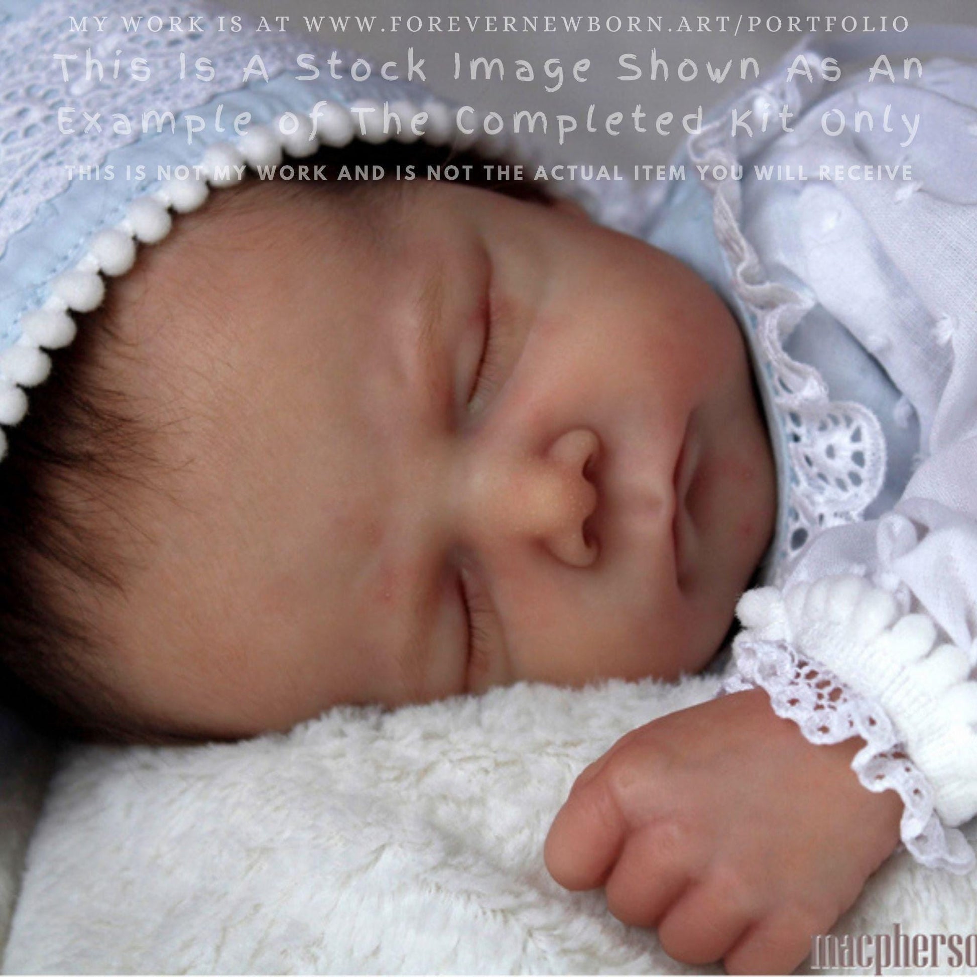 Reborn Baby **Hyper-Realistic** Reborn Doll Cayle By Olga Auer (19"+Full Limbs) LE1300
