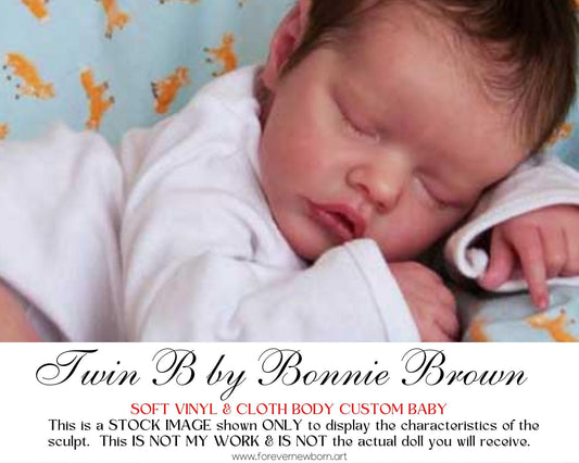 Attention Reborn Baby Collectors ~ Custom Twin B by Bonnie Brown (17"+3/4 Arms Full Legs)
