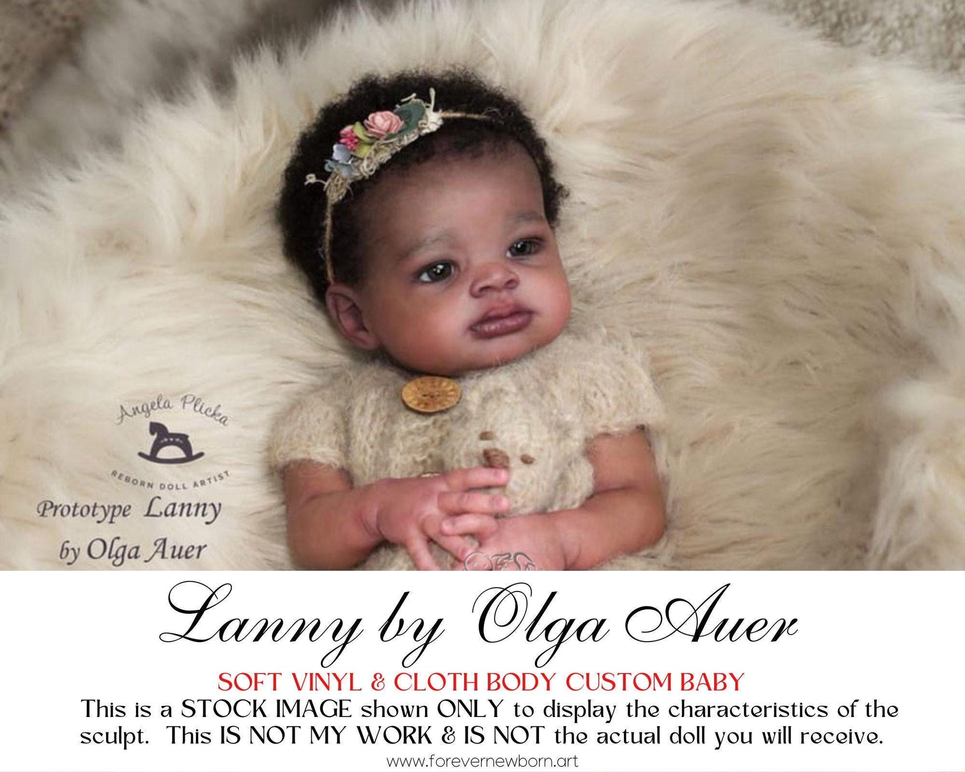Amazing Hyper-Realistic Reborn Custom Doll Lanny By Olga Auer (20"+Full Limbs) LE1300