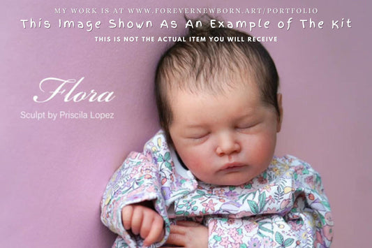 Extremely Realistic Reborn Baby Doll ~ Reborn Baby **Hyper-Realistic** Reborn Doll Flora by Priscila Lopez 19" Full Limbs