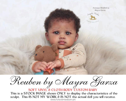 Reborn Baby **Hyper-Realistic** Reborn Doll Reuben by Mayra Garza (23"+Full Limbs)