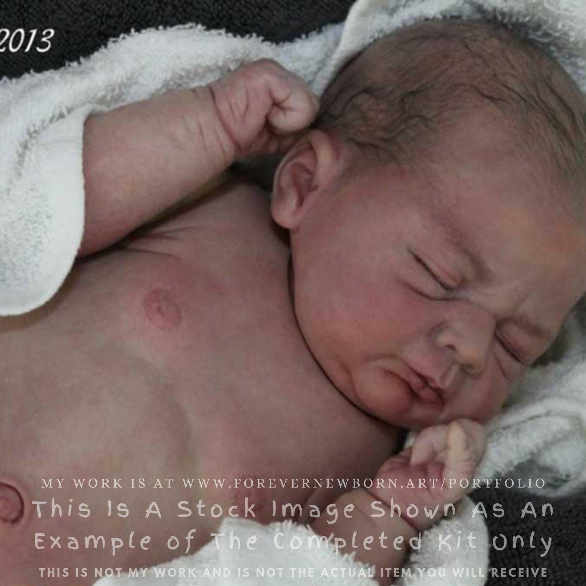 Amazing Hyper-Realistic Reborn Custom Doll Ivy by Elisa Marx 18" 5-7 lbs