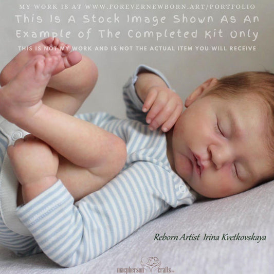 Extremely Realistic Reborn Baby Doll ~ Reborn Baby **Hyper-Realistic** Reborn Doll Gabriel by Eva Brilli (19"+Full Limbs)