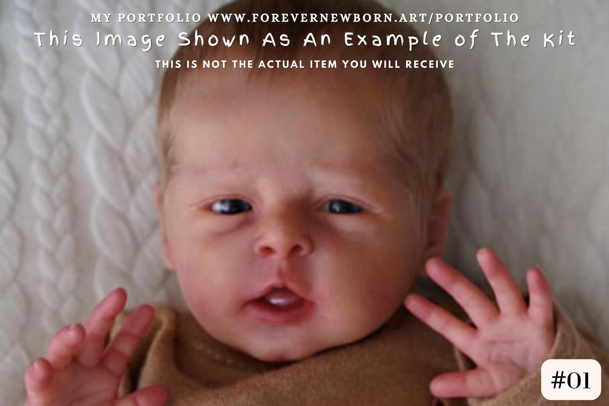 Amazing Hyper-Realistic Reborn Custom Doll Levi by Olga Auer (19"+ Full Limbs) *Extended Processing Time. NEW SCULPT.