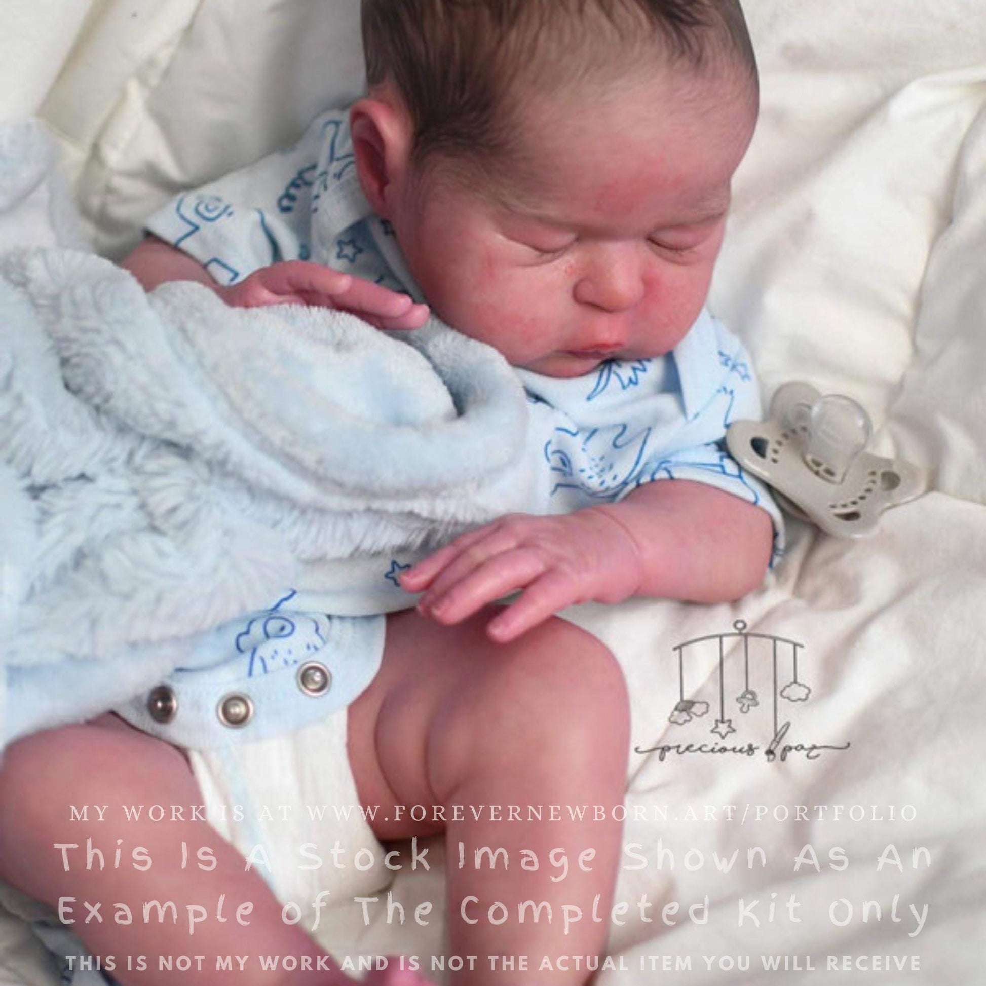 Reborn Baby **Hyper-Realistic** Reborn Doll Darina by Irina Kaplanskaya (19"+Full Limbs)
