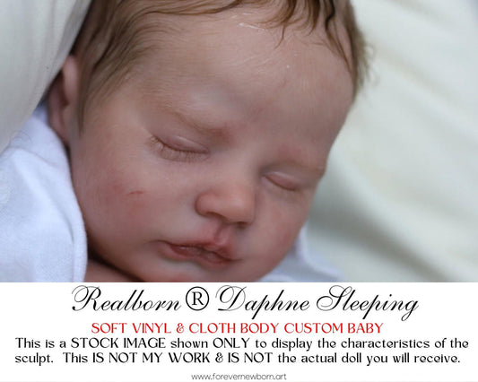 Free Baby Offer ~ Reborn Doll Sale ~ Custom Baby Realborn® Daphne Sleeping (19"+Full Limbs)