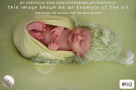 Amazing Hyper-Realistic Reborn Custom Doll Jona by Melanie Gebhardt (19"+ Full Limbs) *Extended Processing Time. NEW SCULPT.